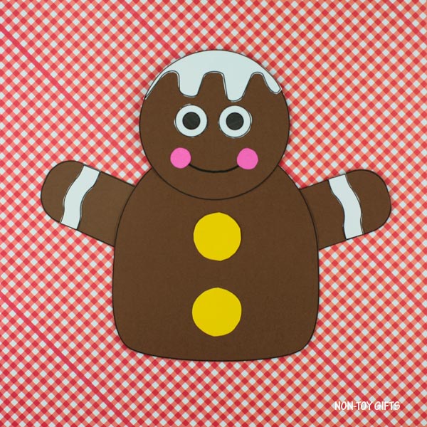 Printable Gingerbread Man Craft for Kids — fun Christmas cut-and-paste activity for preschool and kindergarten. Great for classroom bulletin boards, art centers, or homeschool holiday projects.