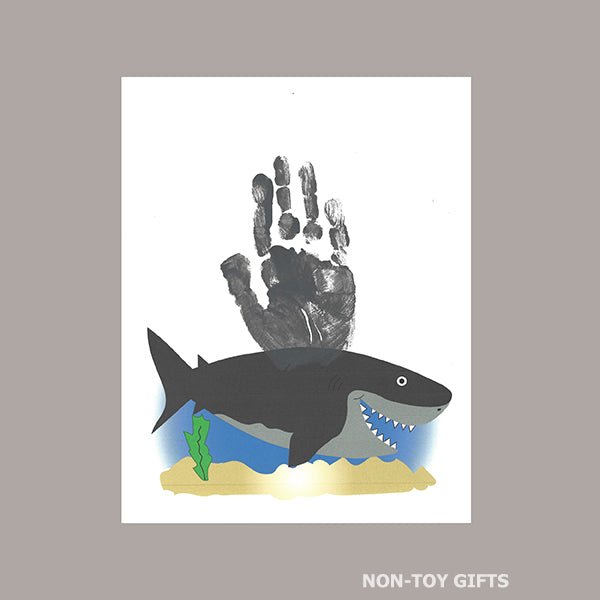 Handprint Shark Art Project – Non-Toy Gifts