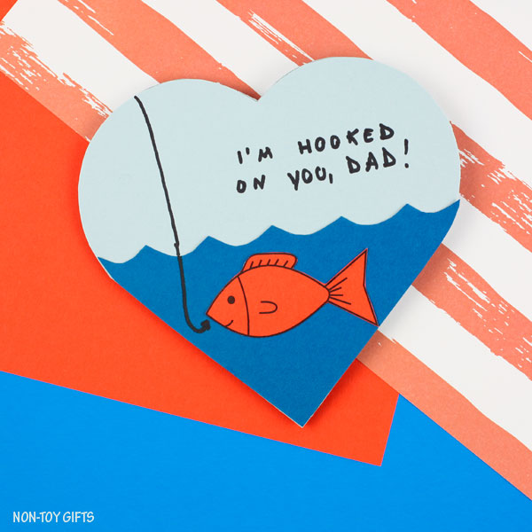 Hooked on Dad Card for Father's Day