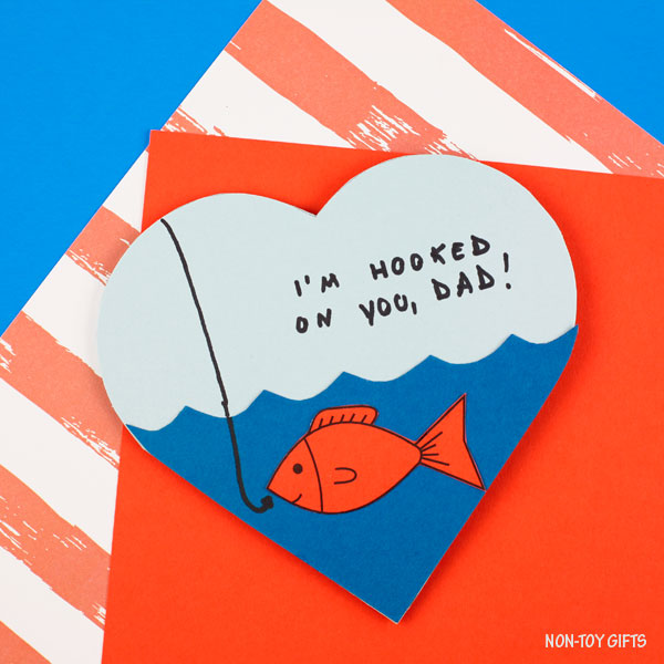 Hooked on Dad Card for Father's Day