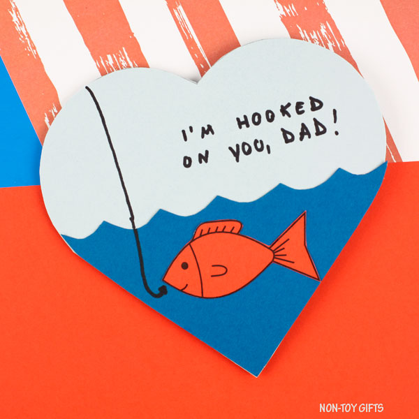 Hooked on Dad Card for Father's Day