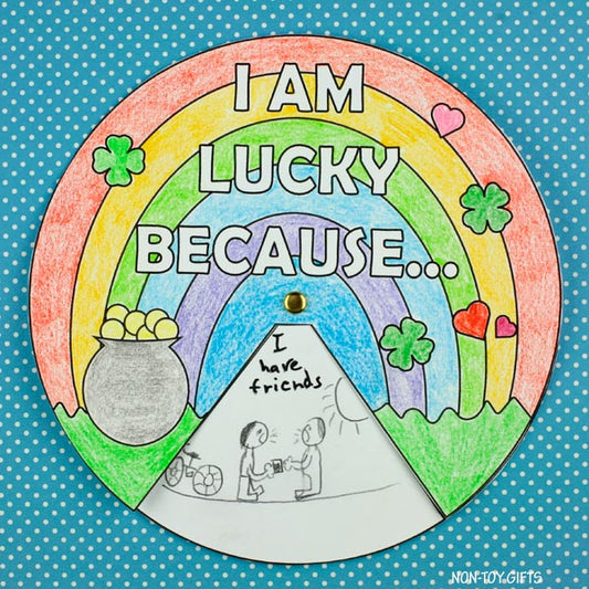 I Am Lucky Because...Spinner Craft