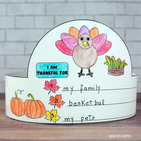 I Am Thankful For Paper Hat – Non-Toy Gifts