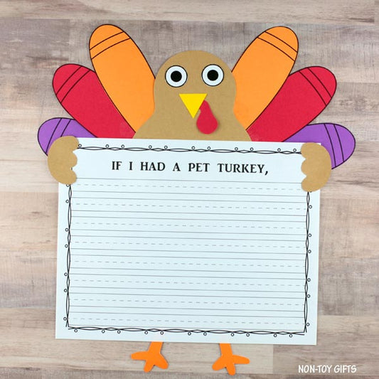 Turkey Craft and Writing Activity