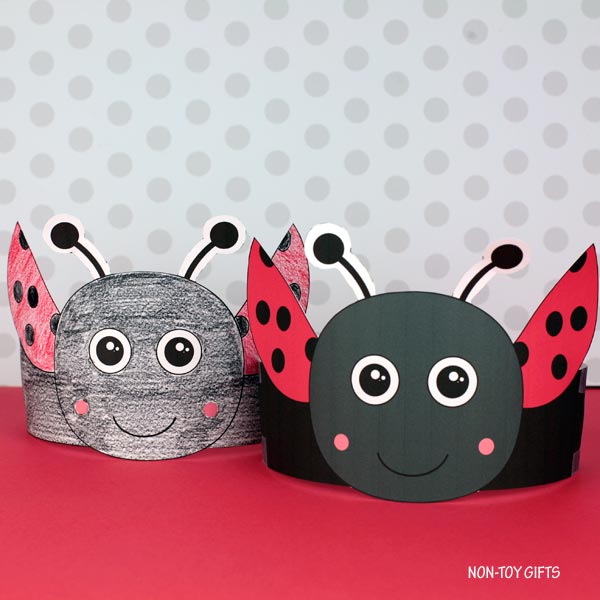 4-Insect Headband Bundle: Bee, Butterfly, Ladybug and Dragonfly