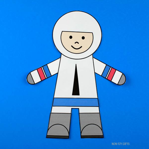 Letter A Craft - A is for Astronaut - Uppercase Letter A