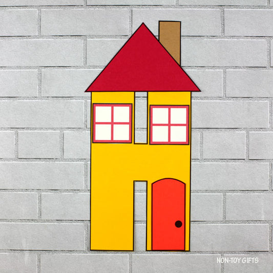 Letter H Craft - H is for House - Uppercase Letter H