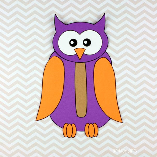 Letter O Craft - O is for Owl- Uppercase Letter O