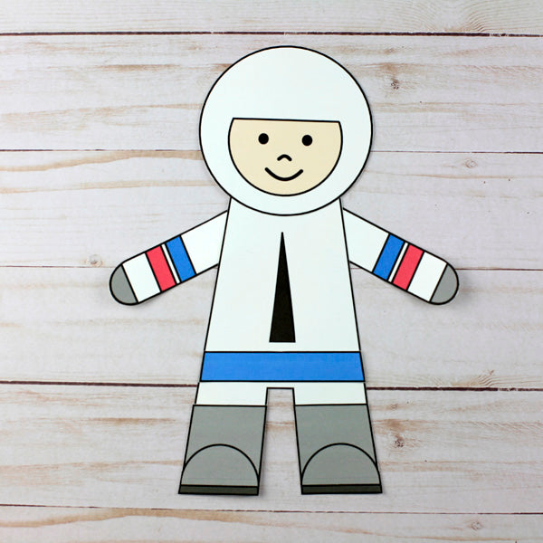 Letter A Craft - A is for Astronaut - Uppercase Letter A