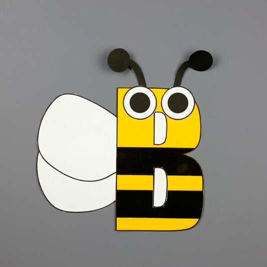 Letter B Craft - B is for Bee - Uppercase Letter B