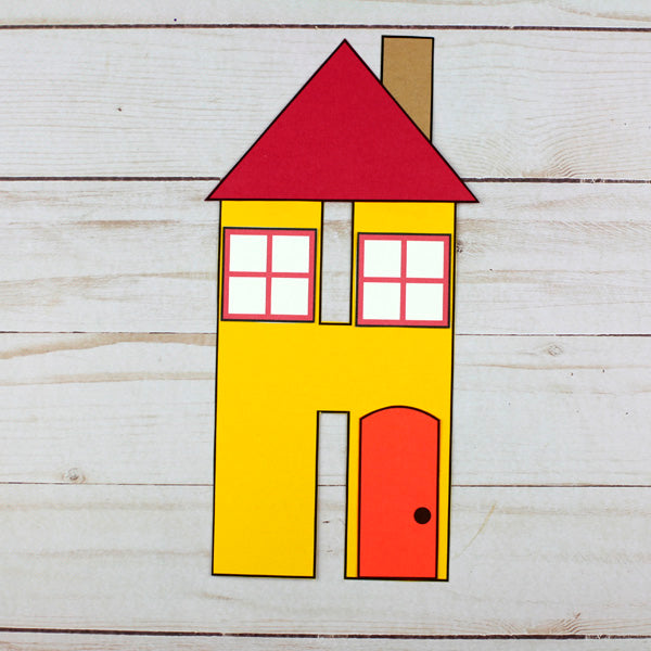 Letter H Craft - H is for House - Uppercase Letter H