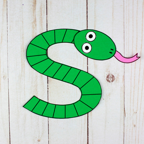 Letter S Craft - S is for Snake- Uppercase Letter S