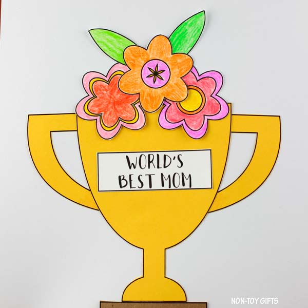 Mother's Day Flower Trophy Craft