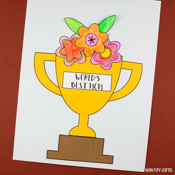 Mother's Day Flower Trophy Craft