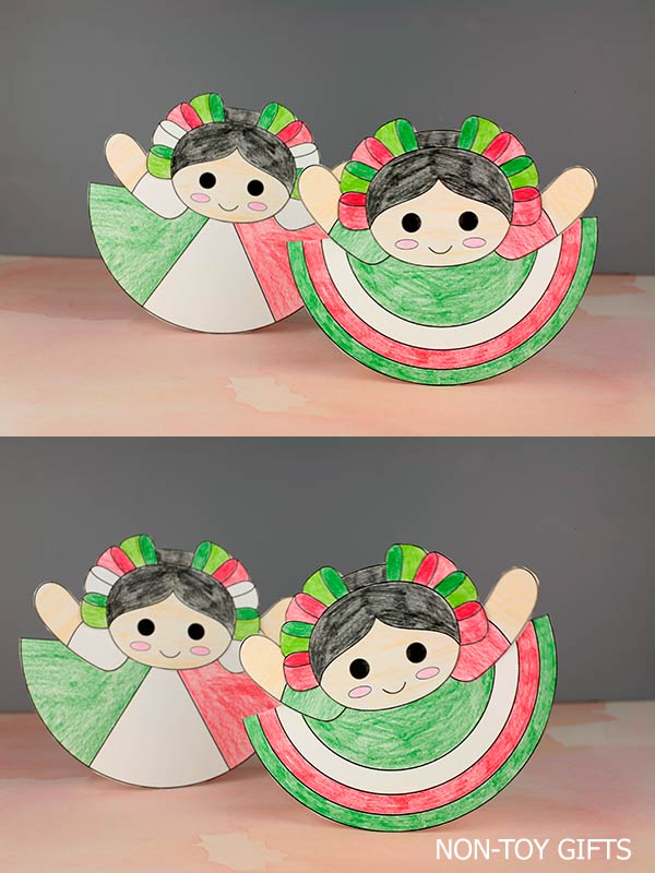 Cultural classroom activity of Mexican rocking doll craft celebrating traditions and heritage