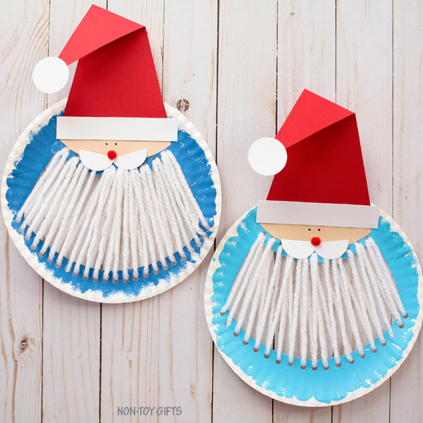 Paper Plate Santa