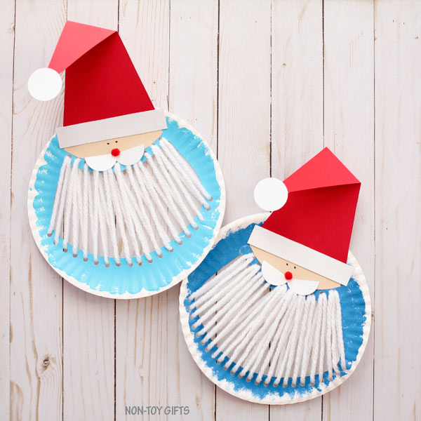 Paper Plate Santa