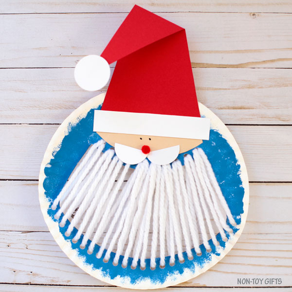 Paper Plate Santa