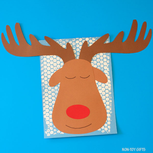 Winter Reindeer Paper Project Printable