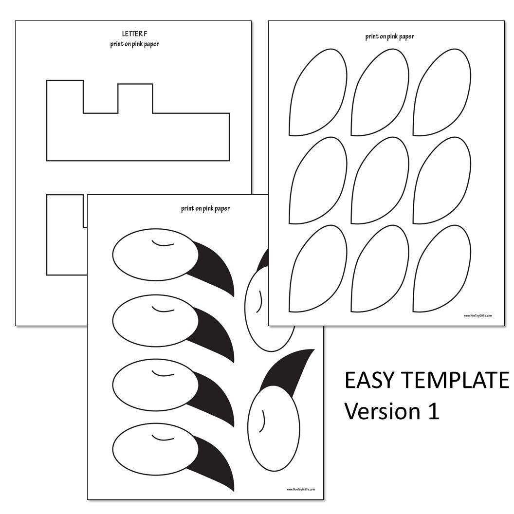 Letter F Craft - F is for Flamingo- Uppercase Letter F – Non-Toy Gifts letter-f-craft-f-is-for-flamingo-uppercase-letter-f-non-toy-gifts