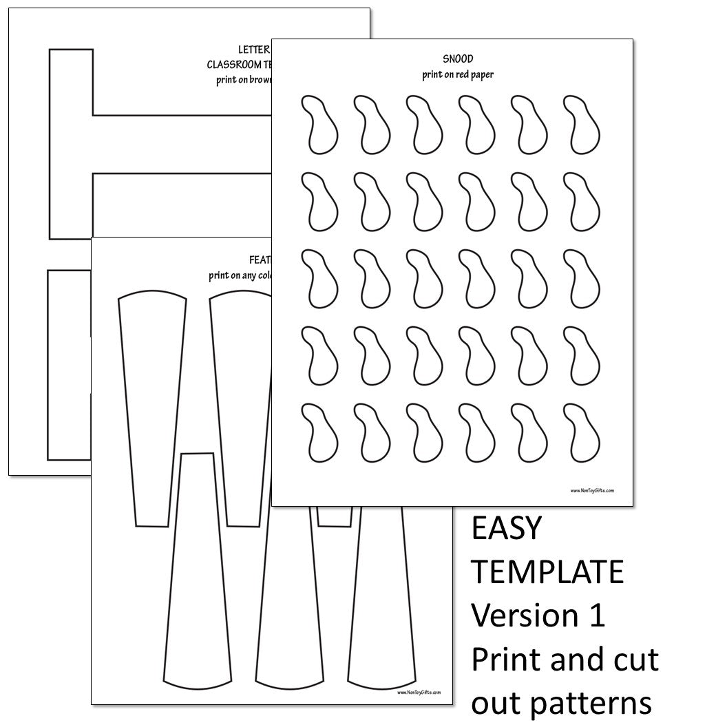 Slide1 2da22d4e da00 426f 82f6 e149e51aaea6 letter t craft - t is for turkey- uppercase letter t – non-toy gifts