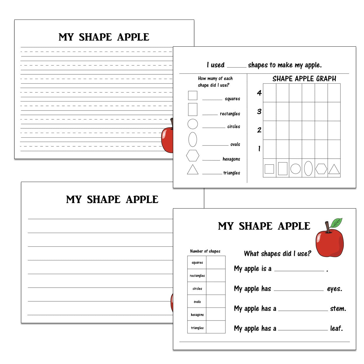 Shape Apple Craft