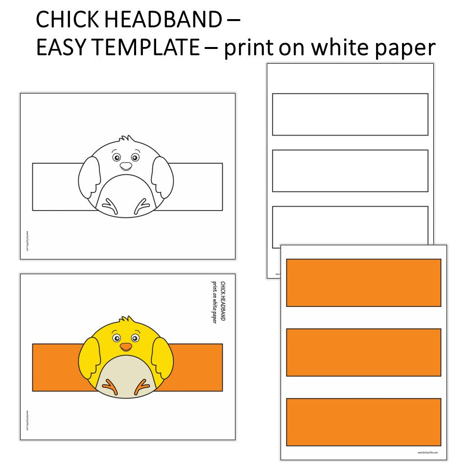 Chick Paper Hat - Farm Animal Craft