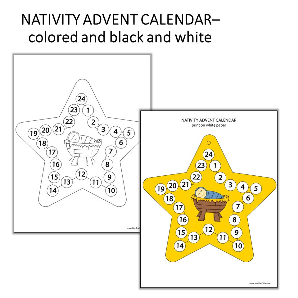 Nativity Advent Calendar – Non-Toy Gifts nativity-advent-calendar-non-toy-gifts