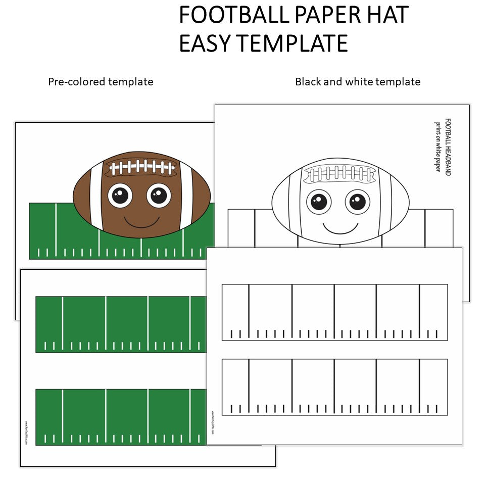 Football Paper Hat