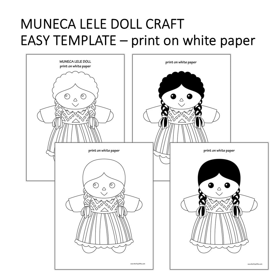 Muneca Lele Mexican Doll Craft