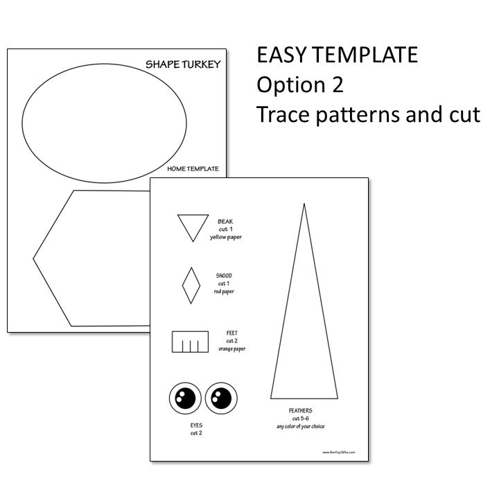 Shape Turkey Shape Turkey Craft – Non-Toy Gifts