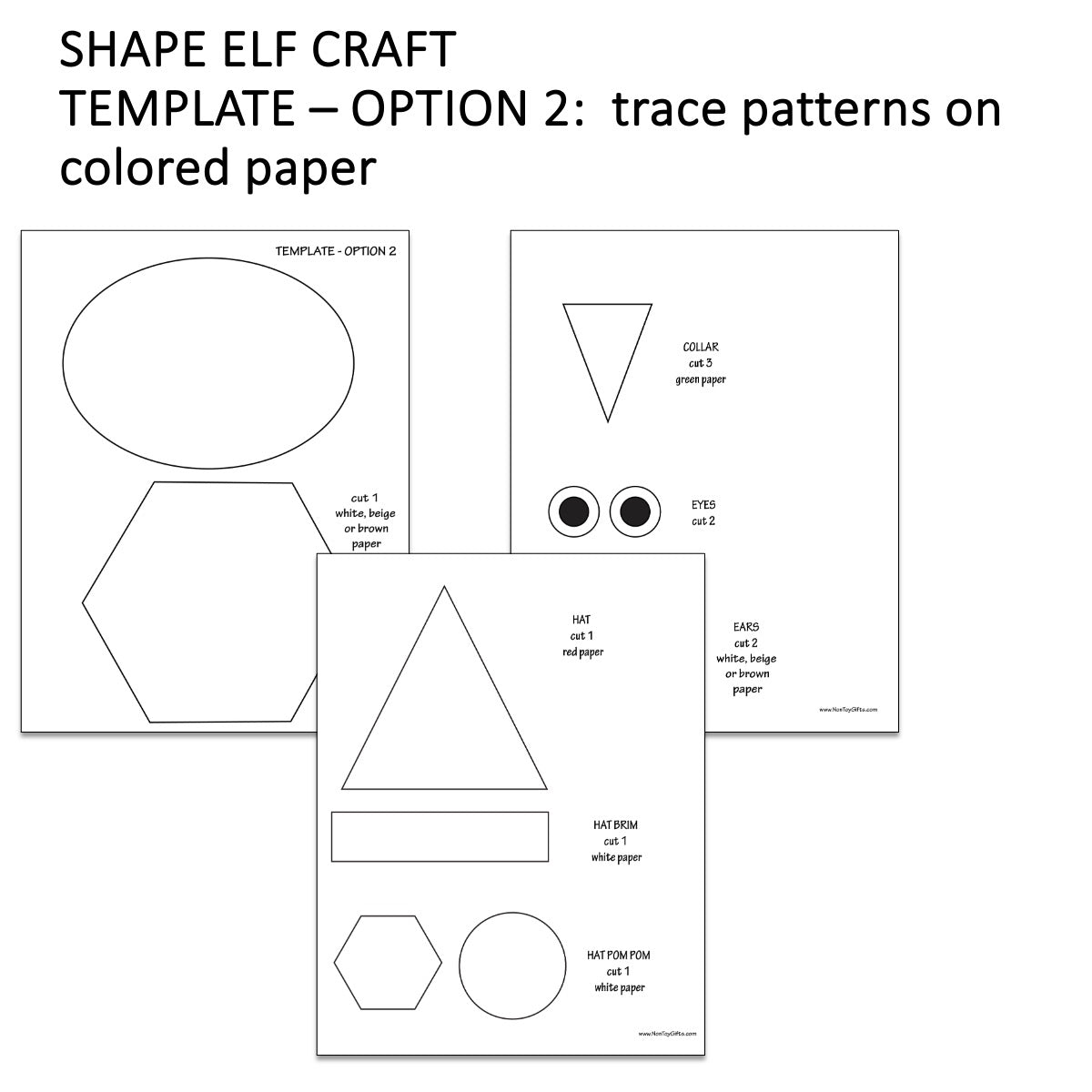 Shape Elf Craft