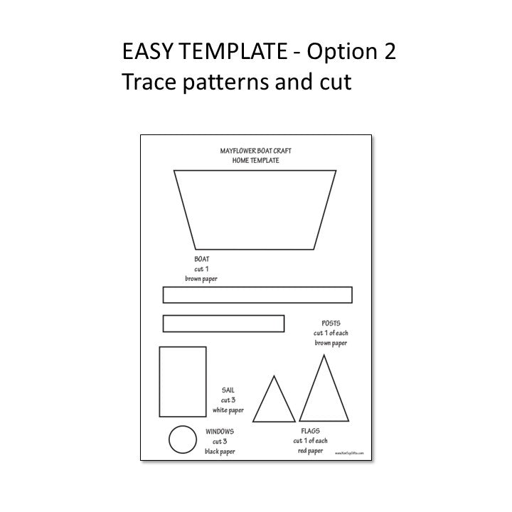 Shape Mayflower Boat Craft