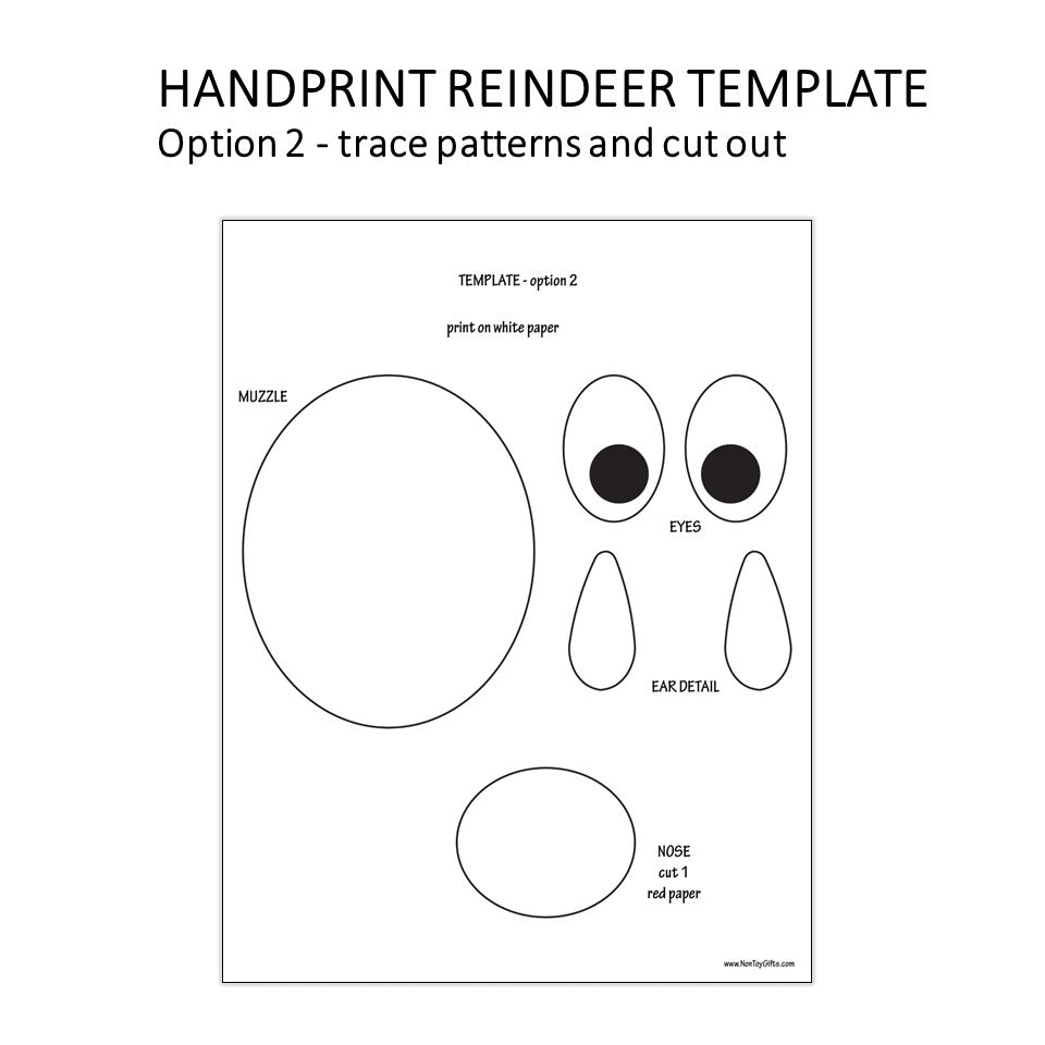 Handprint Reindeer Craft