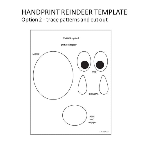 Handprint Reindeer Craft – Non-Toy Gifts