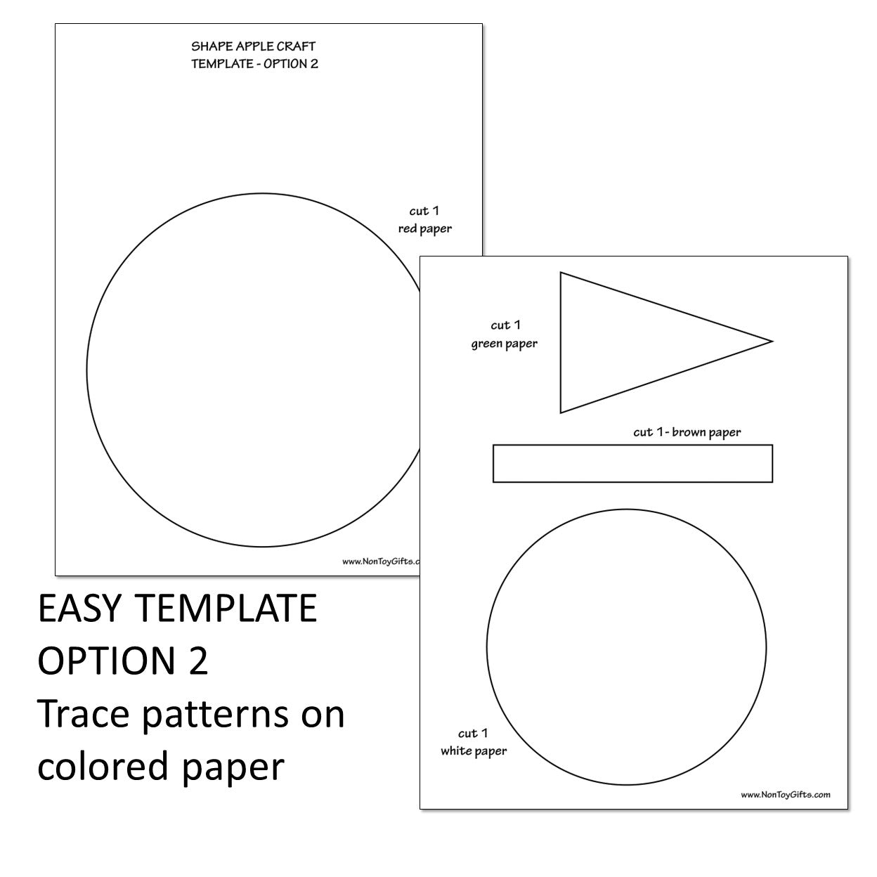 Shape Apple Craft