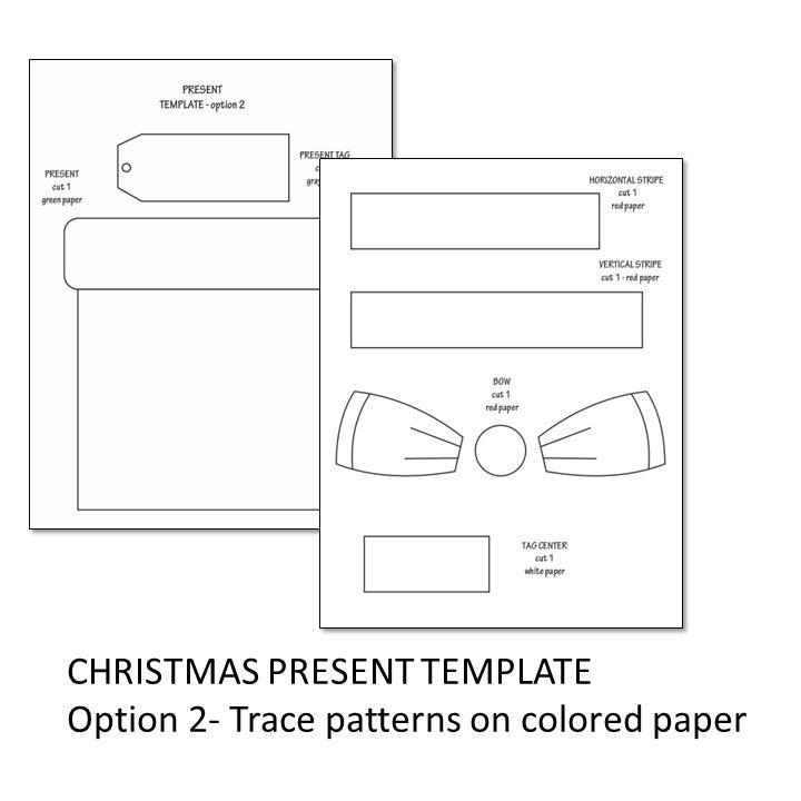 Free Printable Christmas Present Template Free Printable Christmas Present Template