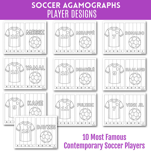 Kids soccer craft printable flip art activity with writing prompts fun classroom or homeschool project