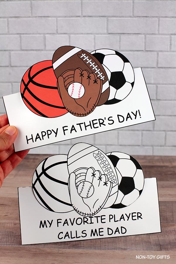 Sports Dad Card - Father's Day Card for Dad and Grandpa