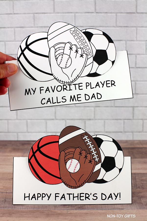 Sports Dad Card - Father's Day Card for Dad and Grandpa