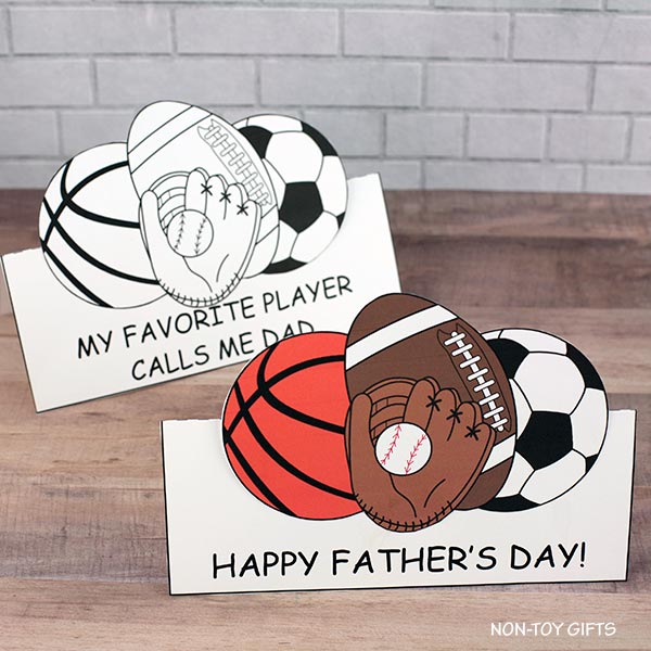 Sports Dad Card - Father's Day Card for Dad and Grandpa