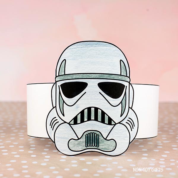 Stormtrooper Headband - Star Wars Coloring Hat