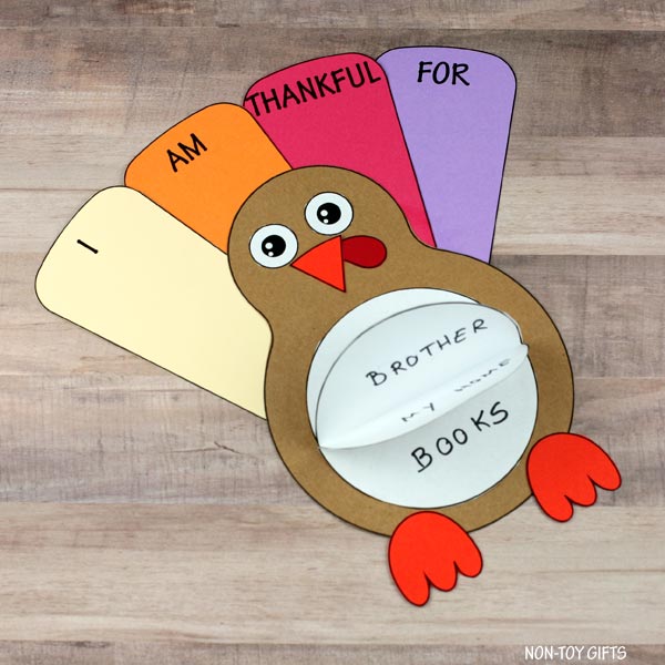 3D Thankful Turkey Craft