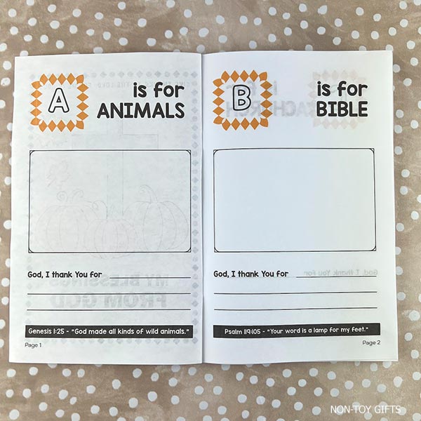  Christian blessings for each letter A to Z in printable format