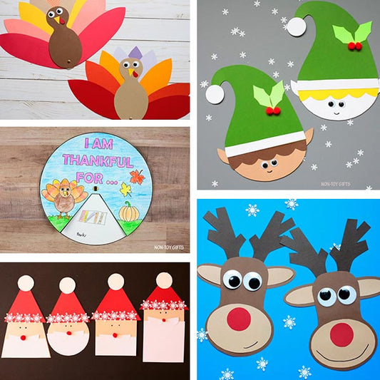 5 Thanksgiving and Christmas Crafts