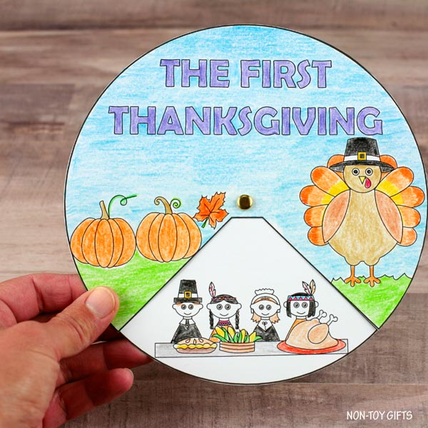 The First Thanksgiving Spinner Craft