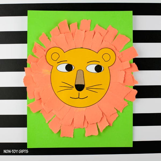 Lion Craft - Torn Paper Craft