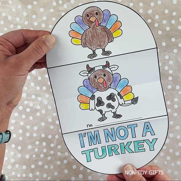 Thanksgiving Turkey in Disguise craft pages including wanted posters, templates, and paper hats for kids