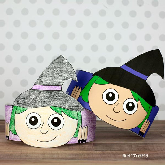 Halloween Witch Paper Hat