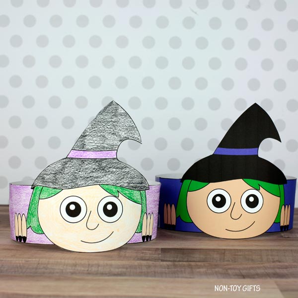 Halloween Witch Paper Hat